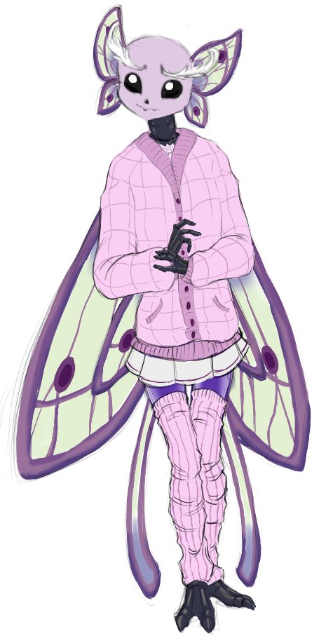 GenniiDrominda's tweet photo. Outfit and Ecto designs for sweet Axi. Yeah.. keeping her. XD #MultitudeAU #AxitheSkelemoth #Ectowork #soffmoff https://t.co/ptCn52OC9m