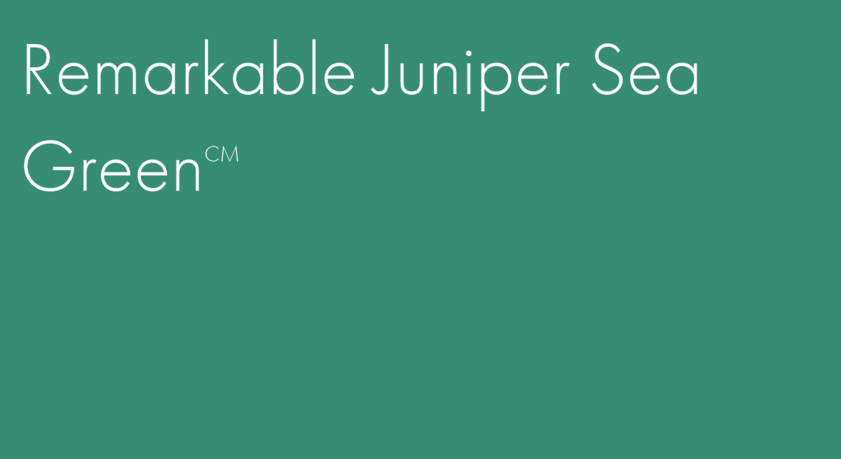 ColorMarkOrg's tweet image. Remarkable Juniper Sea Green #colormark 
…kable-juniper-sea-green.colormark.org