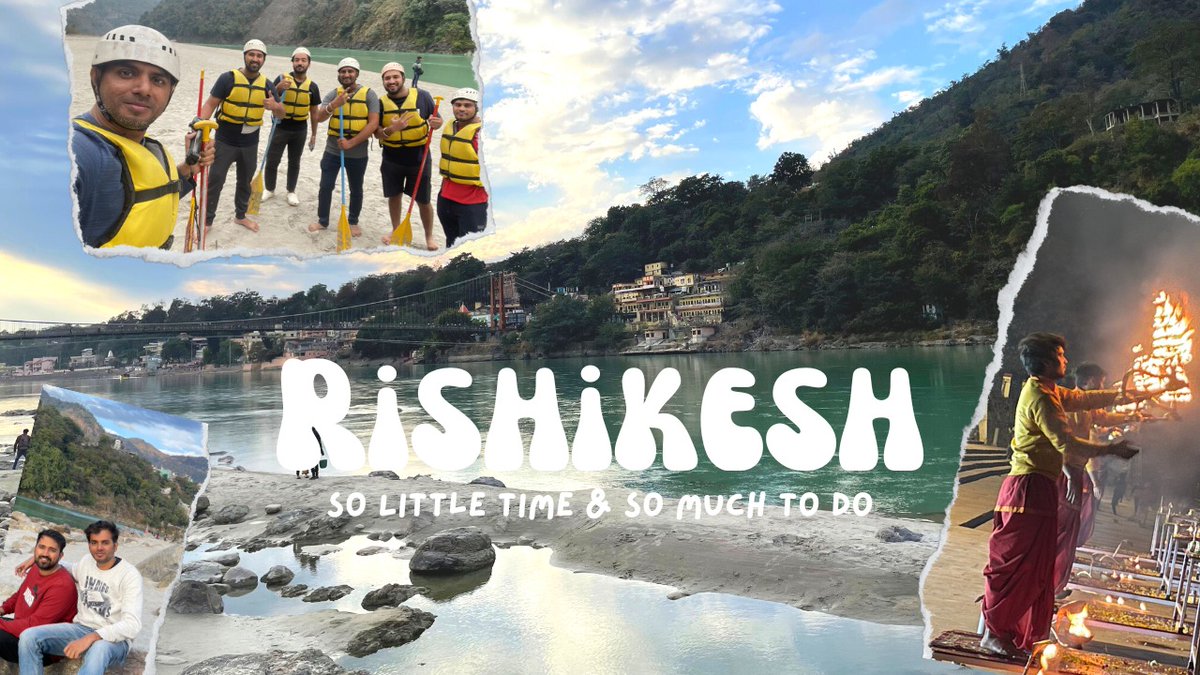 prasunsahaa's tweet photo. Rishikesh Travel Vlog | Rishikesh Tourist Places | River Rafting | Ganga Arti | Must Visit Ep. 10 - https://t.co/Eg5XZZqIEo

#Rishikesh #RamjhulaRishikesh #Rishikeshtour #RishikeshVlog #RishikeshTourism https://t.co/8LP7ake5Wp