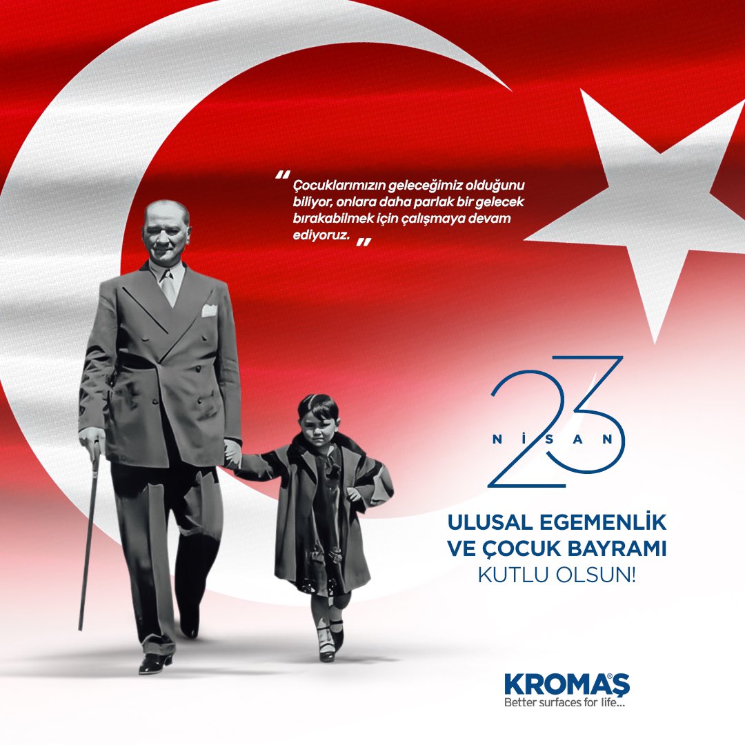 23 Nisan Ulusal Egemenlik ve Çocuk Bayramımız kutlu olsun!
#23NisanUlusalEgemenlikveÇocukBayramı