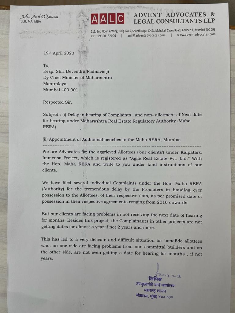 Kalpataru Immensa Flat Owners tweet media