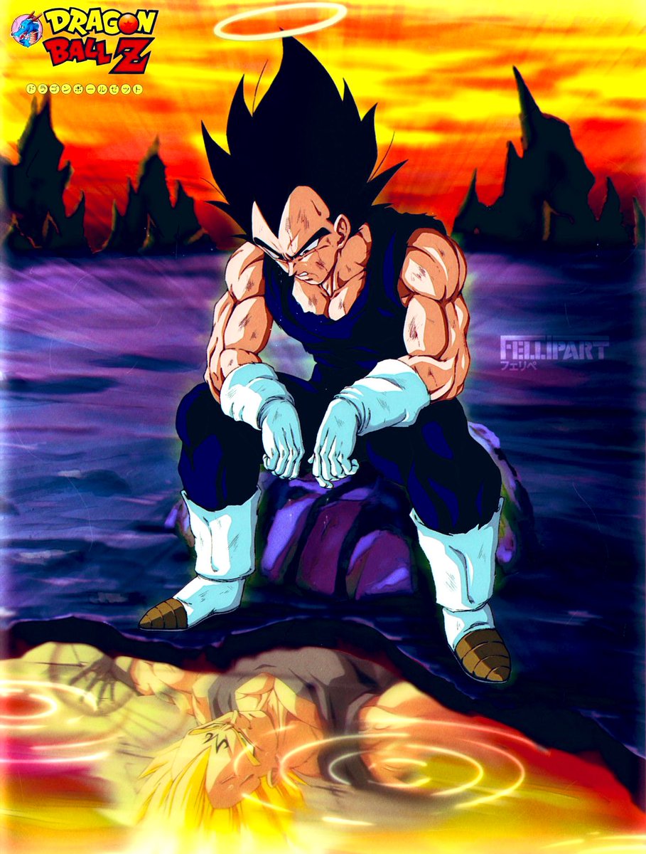 BennyDark_'s tweet photo. Vegeta torna normale dopo lo scontro  Con Majin Bu ,sacrificando la sua vita .Majin Vegeta con una cattiveria e una  potenza brutale ,e stato lo scontro   più epico tra Goku e il Principe dei Saiyan ,nella Saga di Majin Bu https://t.co/AdLo5RfKhA