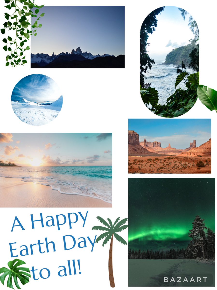 We live on a beautiful, amazing, wondrous planet that God has made, and today is one of the many days we can celebrate it, so let’s celebrate this planet and take good care of it, Happy Earth Day to all!

#Blessings #HappyEarthDay #letscareforEarth