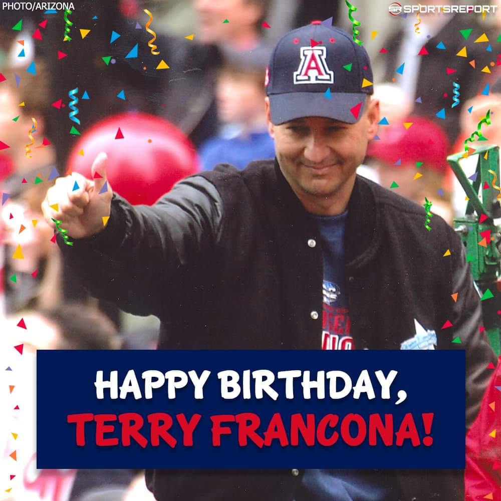 Wishing A Happy Birthday To Arizona Wildcats & Current Cleveland Manager Terry Francona! 