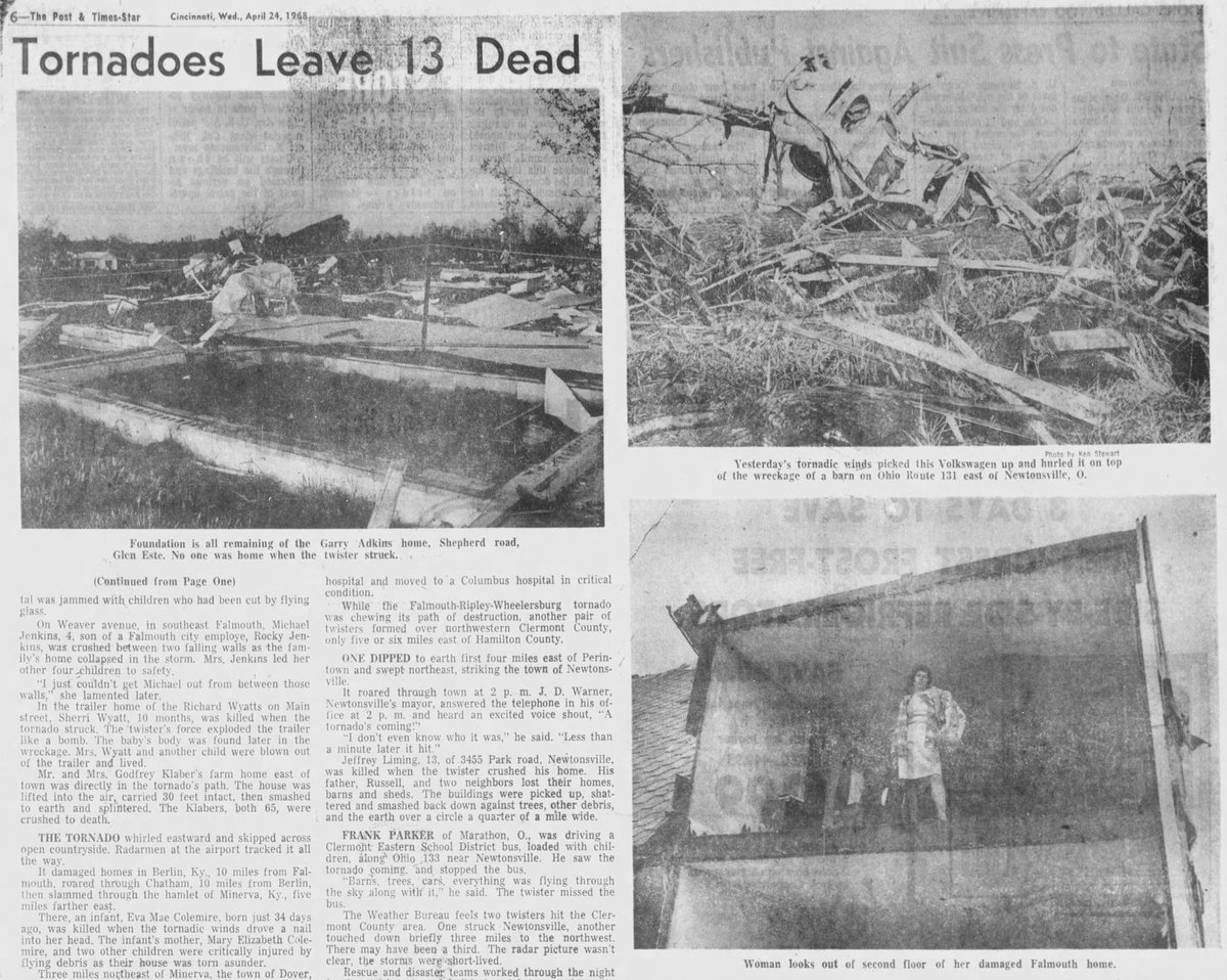 A xxx A on Twitter "RT weather_history April 23, 1968 A devastating