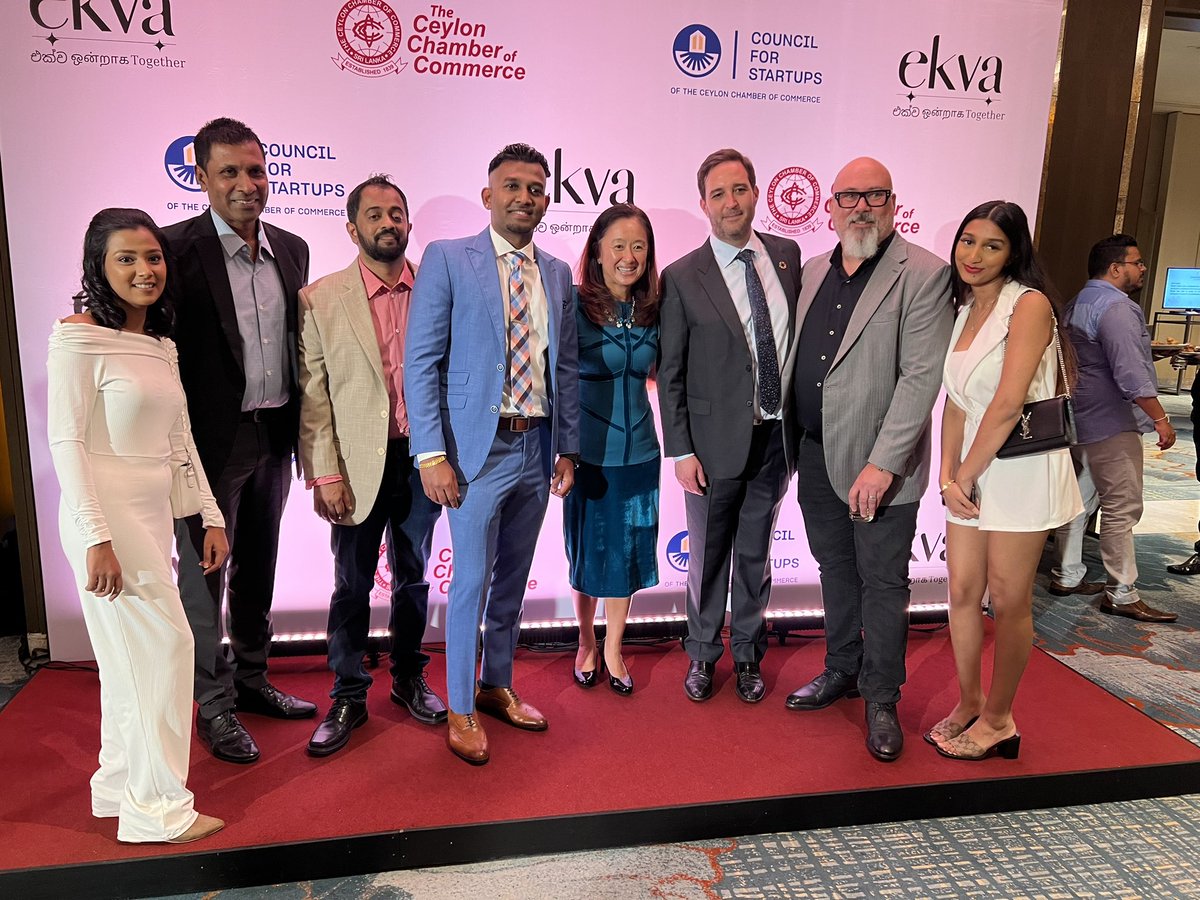 Thank you to all those who came to our launch of EKVA in Sri Lanka. Since a kid I dreamed of this very moment &amp; It was an amazing turn out. I’m so excited for all things that’s ahead for these entrepreneurs. Special thanks to <a href="/USAmbSL/">U.S. Ambassador to Sri Lanka</a> for attending.