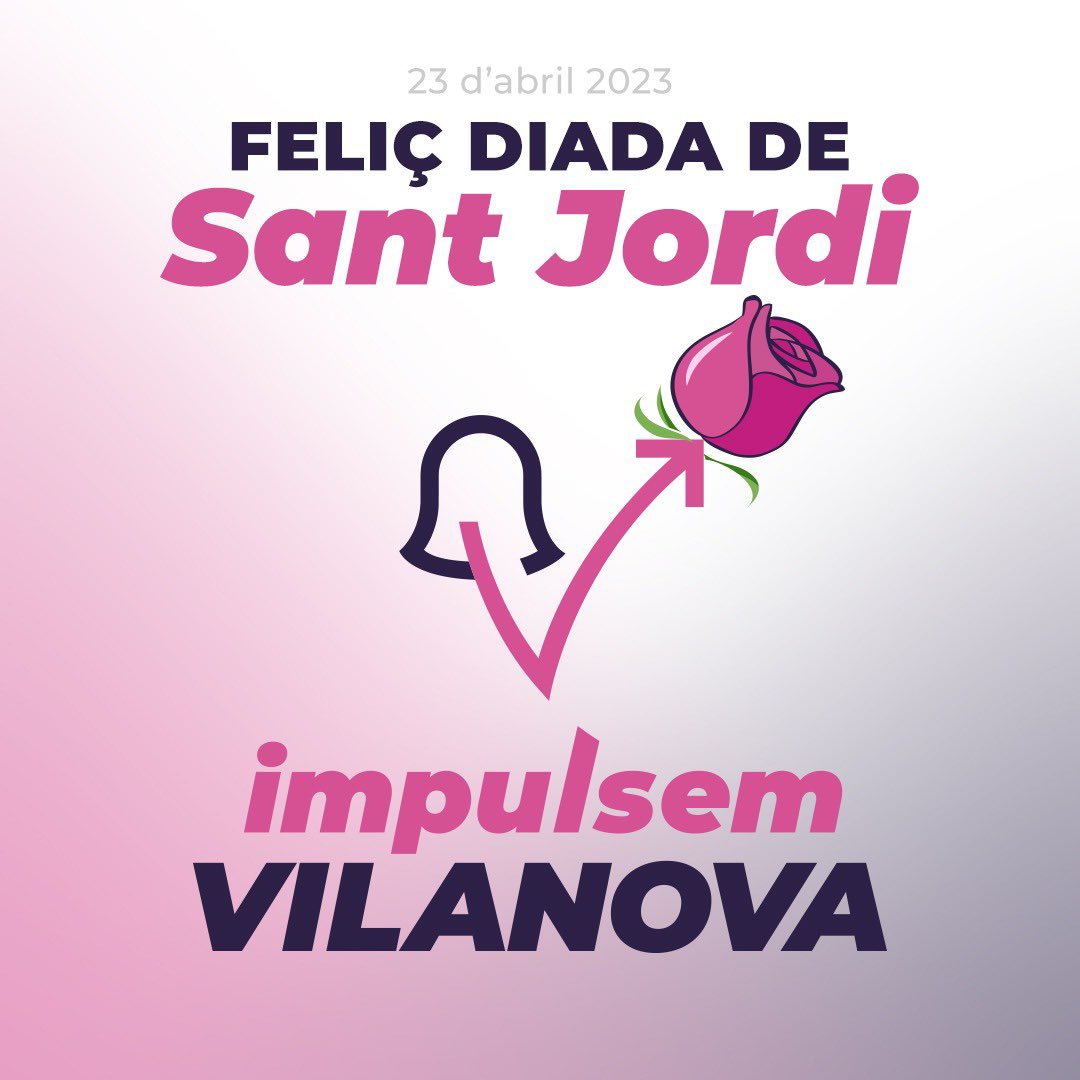 impulsemvdv's tweet photo. Hola Sant Jordi!!!
Un any més a gaudir de l'amor, la cultura i del país 📖🌹
Felicitats a les Jordines, Jordis i a tots els enamorats en general ❤️ i felicitats també als que com nosaltres, esteu enamorats de #vilanovadelvallès 

#impulsemvilanova⁣  #SantJordi2023 #vilanovins https://t.co/0WOzZF0t5w