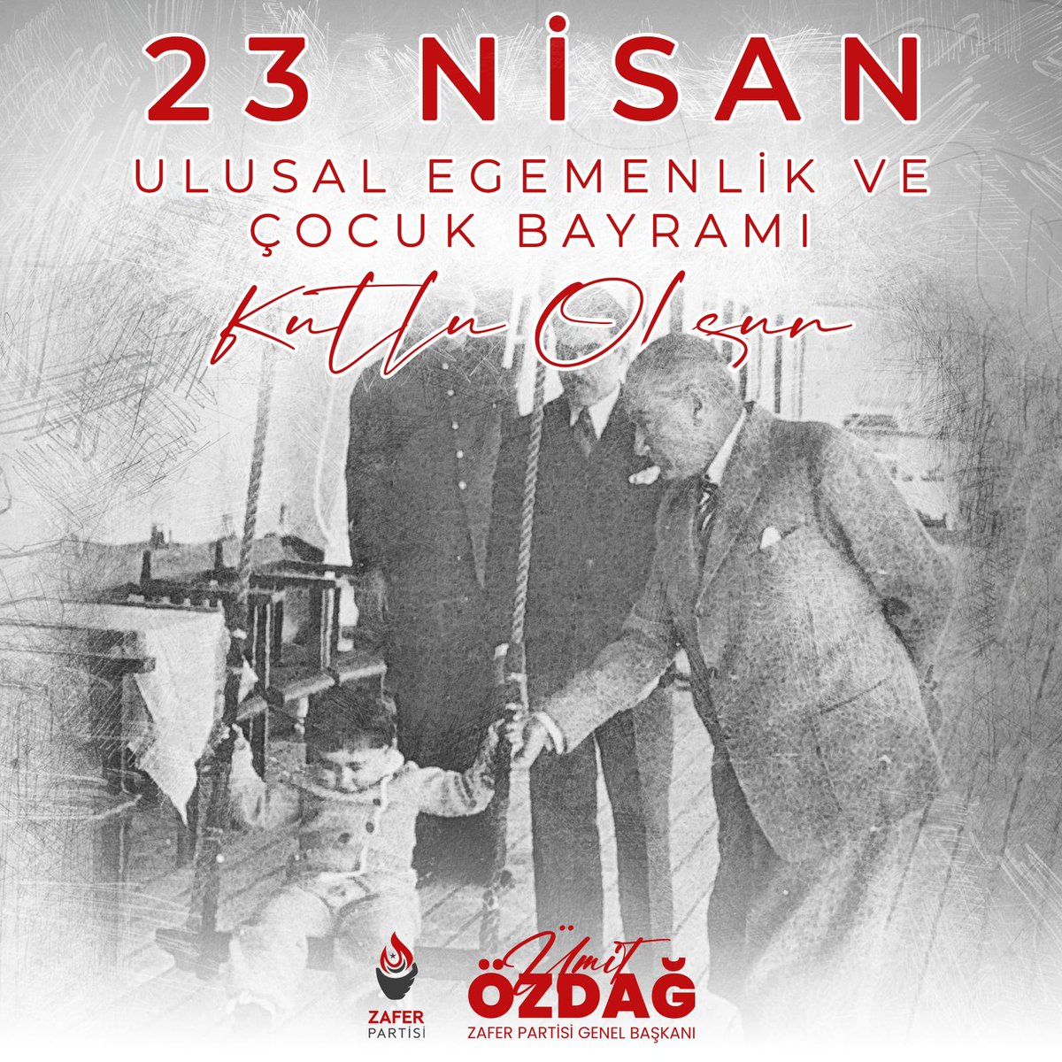 Ulu Önder Mustafa Kemal Atatürk’ün Türk Milleti’ne en büyük hediyesi olan Milli Egemenliğin kıymetinin çok daha iyi anlaşıldığı bu günlerde, en çok da çocuklarımızın geleceği için canla başla zafer için çalışıyoruz. 

#23Nisan Milli Egemenlik ve Çocuk Bayramımız Kutlu Olsun.
