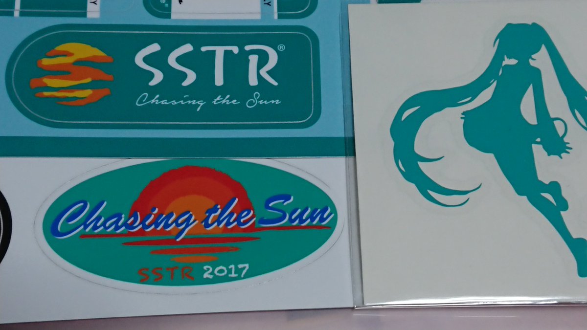 _pppp's tweet photo. #sstr2023 のゼッケン、なんだか見覚えあると思ったら #sstr2017 にかなり近い色ですね。
初音ミクカラー？ https://t.co/i19puuaHLd