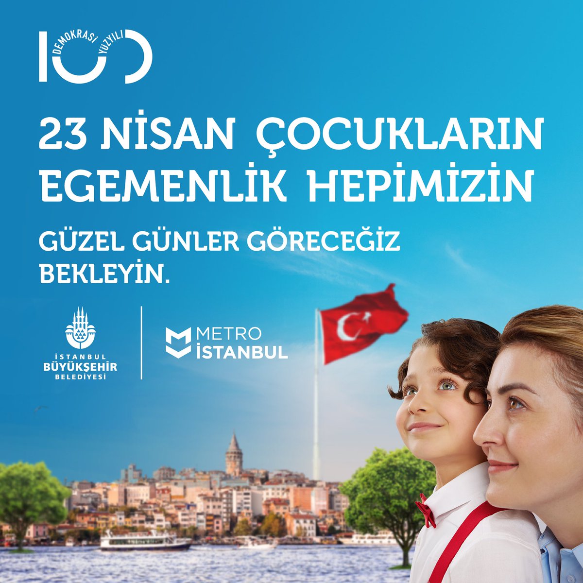 metroistanbul's tweet photo. 23 Nisan Çocukların, Egemenlik Hepimizin.

Ulu Önder Mustafa Kemal Atatürk’ün dünya çocuklarına armağanı olan 23 Nisan Ulusal Egemenlik ve Çocuk Bayramı kutlu olsun! https://t.co/iDrhxzsG9S
