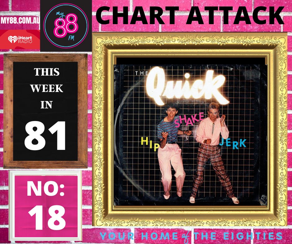 waynetunks's tweet photo. #ChartAttack on @My88_FM: Aussie Top 20 from this week in 1981:
18: Hip, Shake, Jerk #TheQuick
What a fun tune, the early 80s had so many quirky tunes! https://t.co/EGNI6caY8V
