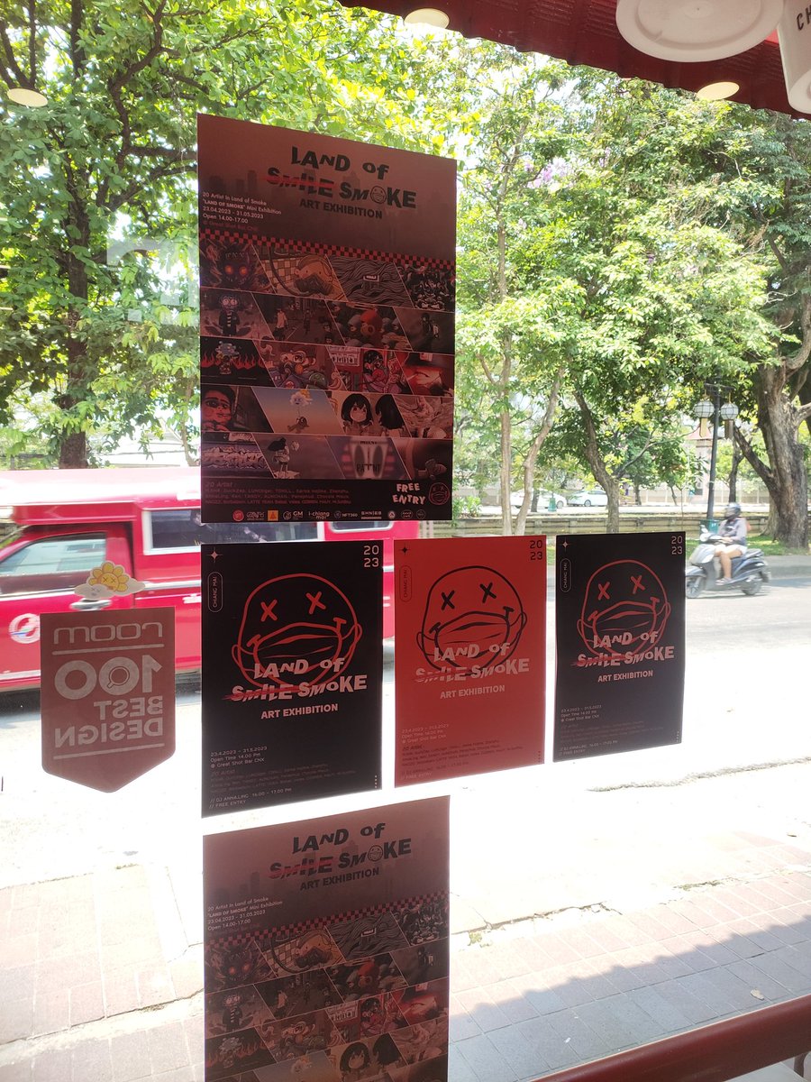 BorbaibernNFT's tweet photo. GA ~
ใกล้เริ่มงานนิทรรศการแล้วตื่นเต้นนน💗#LandOfSmoke #ArtExhibition #ChiangMai #GreatShotBarCNX https://t.co/EEoxHUQzQv