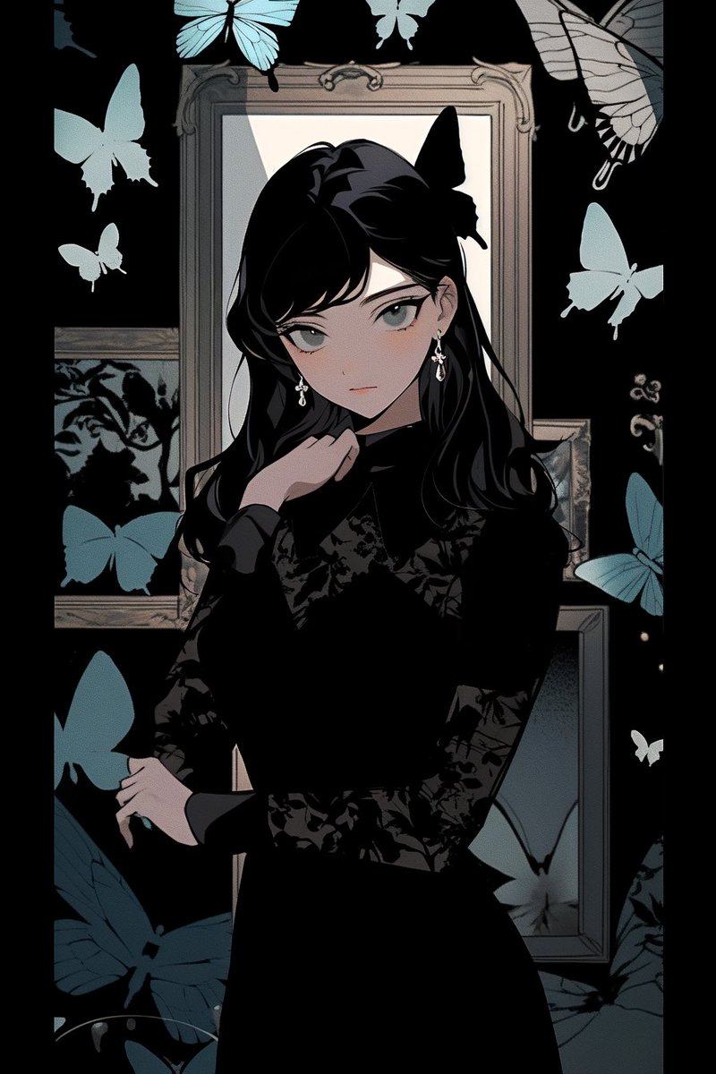Hork_AI's tweet photo. 『butterflies』（13）
#AIArtworks #AIart #AIイラスト #AIillustration https://t.co/4lmiDUSYan