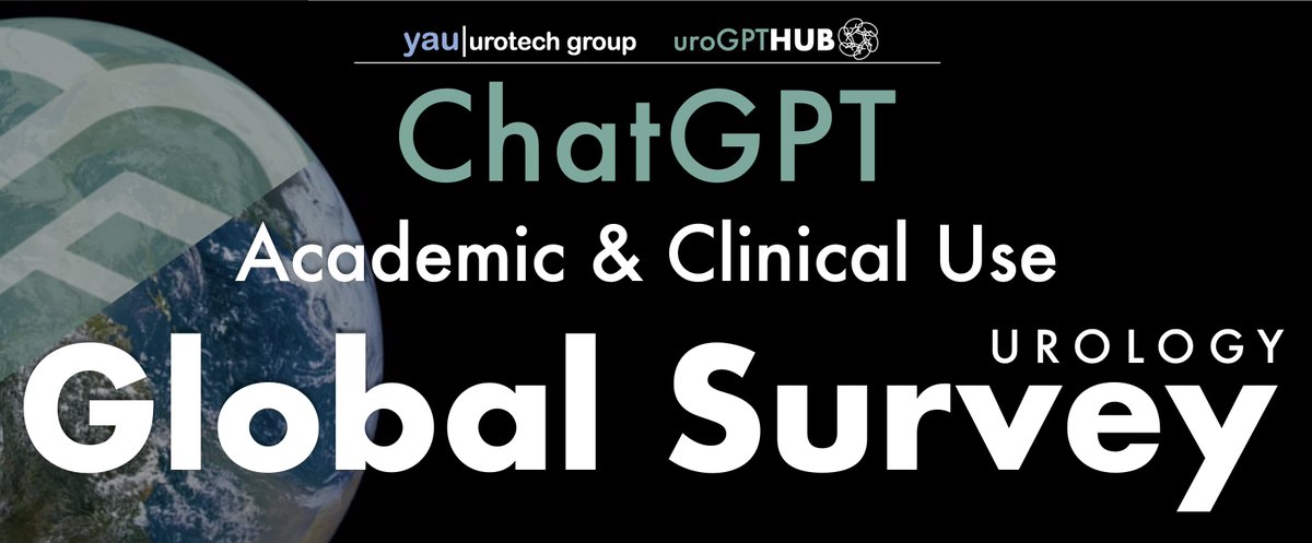 Dr. Giovanni E Cacciamani MD MSc FEBU ๐ฎ๐น๐บ๐ธ๐ช๐บ (@cacciamani_md) on Twitter photo To all the urology superstars in the ๐บ๐ธ #UnitedStates!! ๐๐ฉบ
Please help us to share this <a href="/EAU_YAUroTech/">EAU Young Academics Urologist. Uro-Tech group</a> @uroGPT survey to understand the use of #ChatGPT in Urology ๐๐ค
Link: surveymonkey.com/r/CCWVVDR To all the urology superstars in the ๐บ๐ธ #UnitedStates!! ๐๐ฉบ
Please help us to share this <a href="/EAU_YAUroTech/">EAU Young Academics Urologist. Uro-Tech group</a> @uroGPT survey to understand the use of #ChatGPT in Urology ๐๐ค
Link: surveymonkey.com/r/CCWVVDR