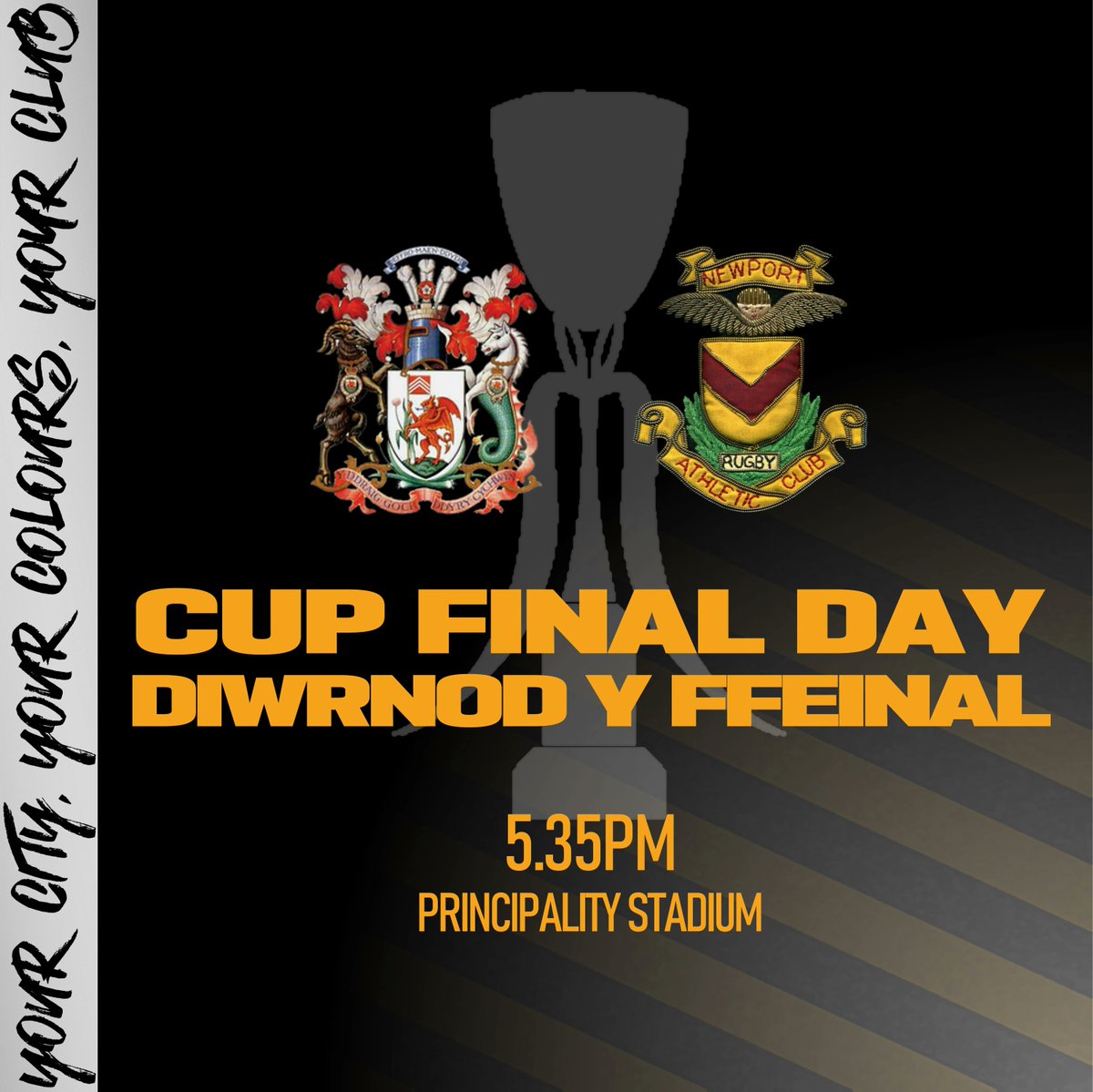 IT'S TIME!

🏉 <a href="/Cardiff_RFC/">Cardiffrfc</a> v B&amp;As
⏰ 5.35pm
📍 Principality Stadium
📺 <a href="/S4C/">S4C 🏴󠁧󠁢󠁷󠁬󠁳󠁿</a> 

#COTP #YmlaenCasnewydd