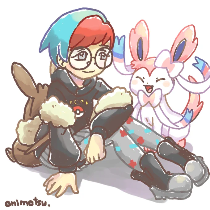 ボタン&ニンフィア#ポケモンSV 