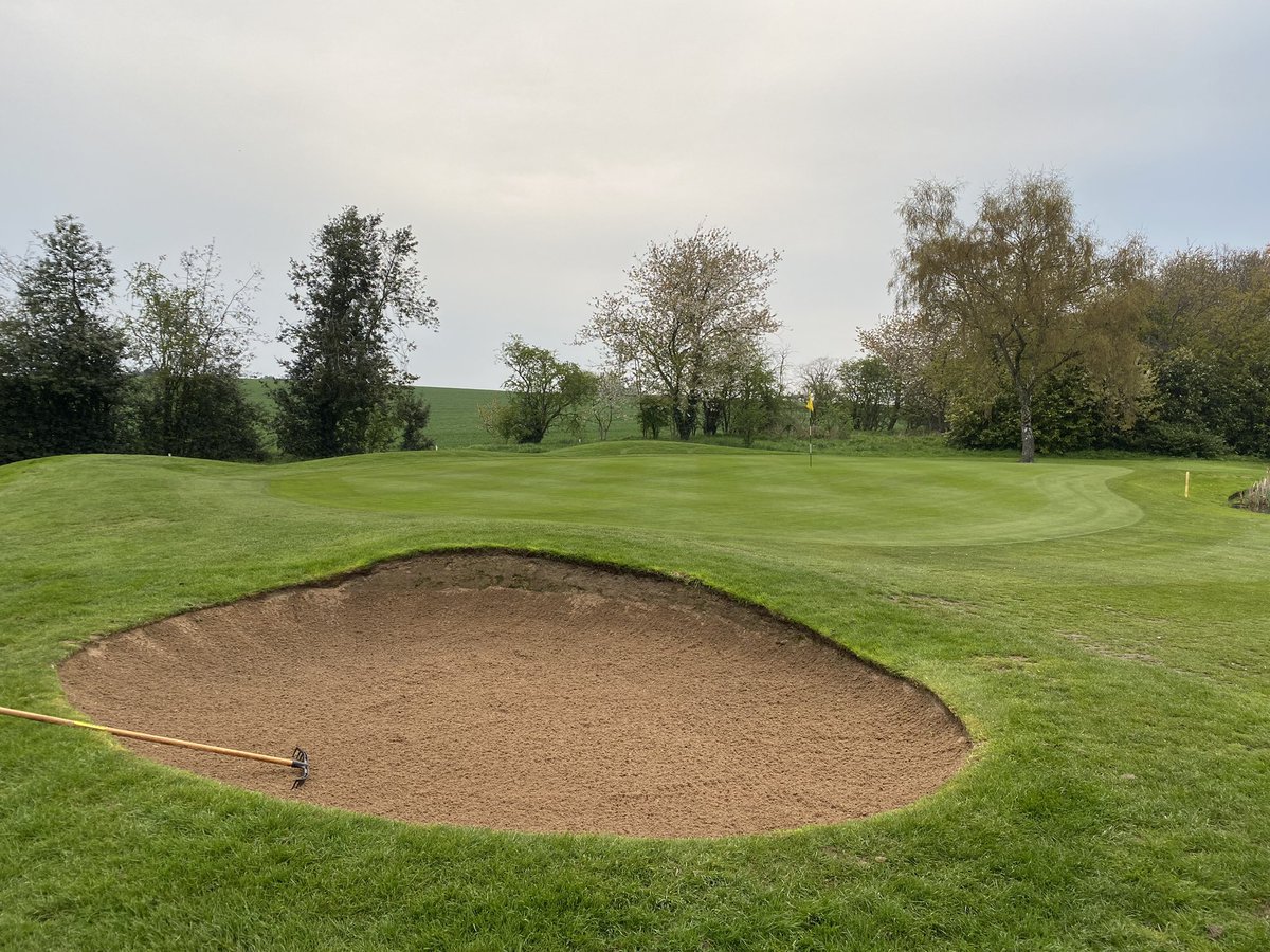 Course setup and ready for todays spring (still feels like winter) open day. <a href="/wakefieldgolf/">Wakefield Golf Club</a>