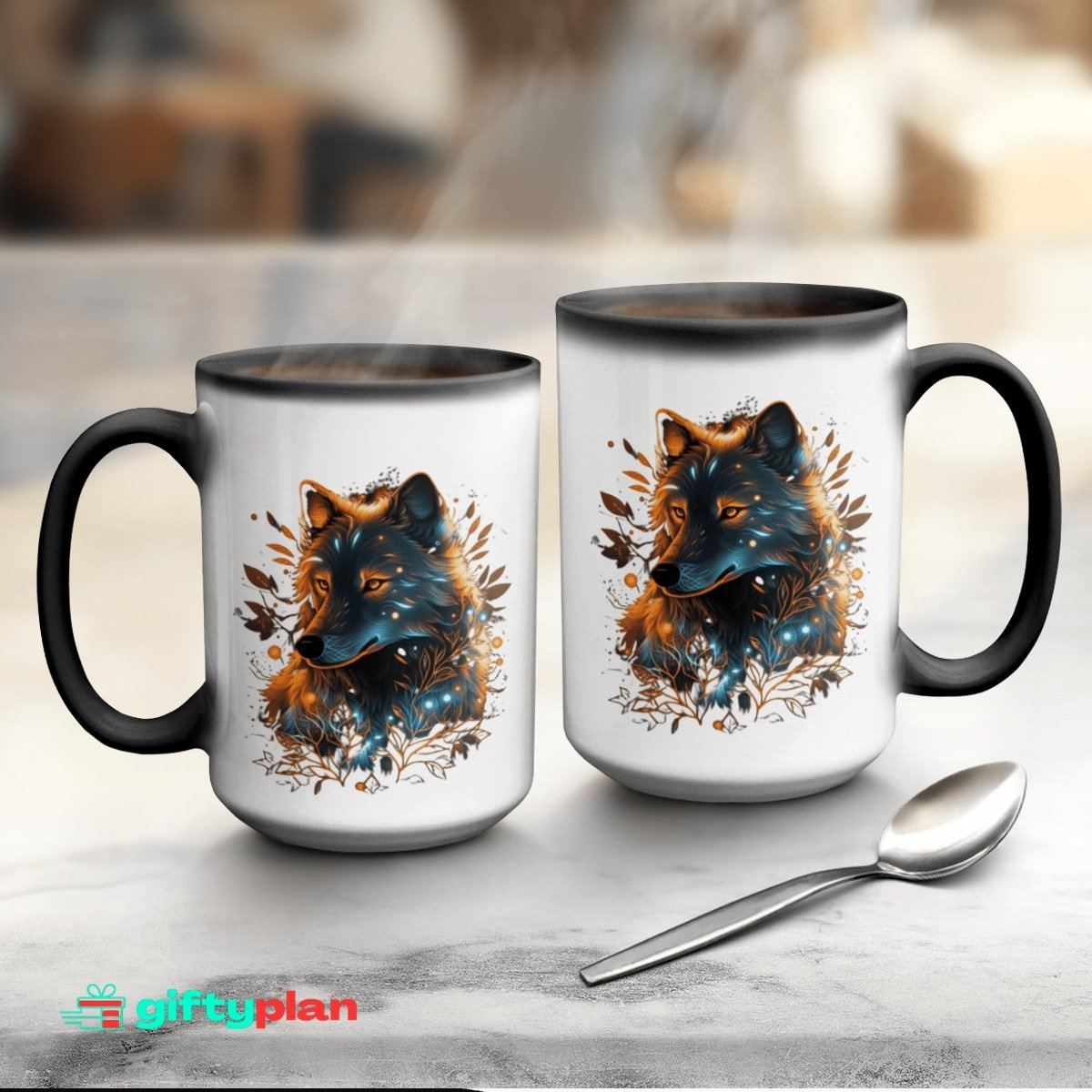 Wolf Mug, Resin 3D Stereoscopic Retro Wolves Cup, Coffee Mug, Halloween Beer Mug Metal Cup,Wolf Decor Wolf Gifts

Check my profile bio (shoo now)
