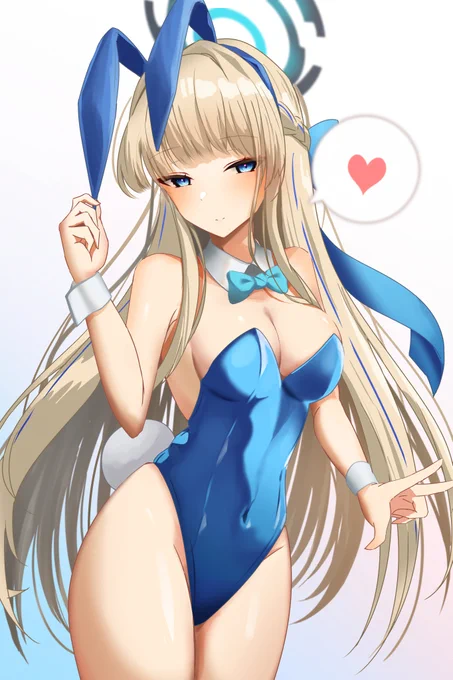 #ブルアカ #BlueArchiveバニートキです この格好で潜入任務は無理でしょ… 