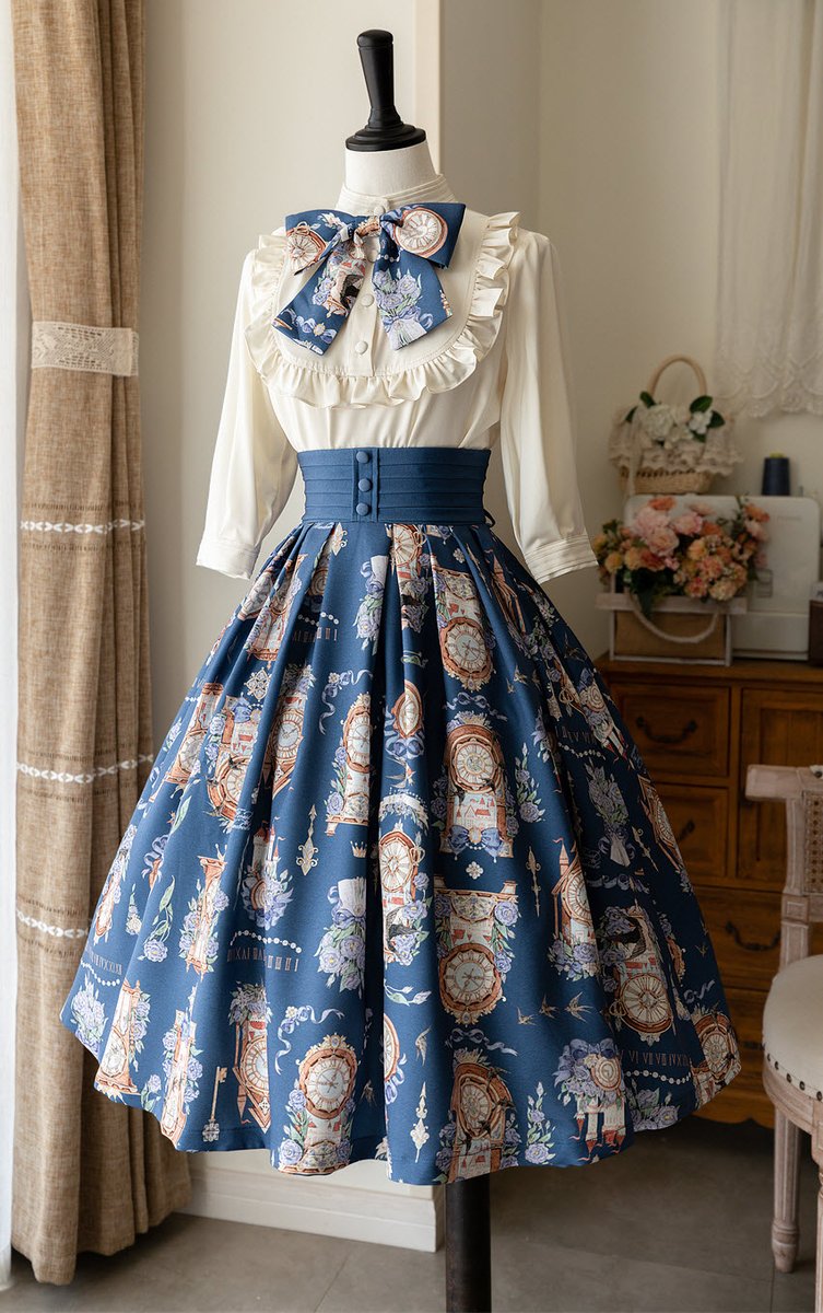 LolitaWardrobe's tweet photo. Forest Wardrobe 【-Echoes of Happiness-】 Lolita Skirt and Blouse Set

◆ Shopping Link >>> https://t.co/KSEtGishXl 
◆ Very Limited Quantity!!! https://t.co/jouR3JyIyW