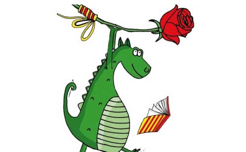 JoanFerranCalve's tweet photo. Feliç Sant Jordi a tothom! Especialment a la princesa més bonica del món! T'estimo @sareta_138 ❤️ https://t.co/H33wXcbyUx