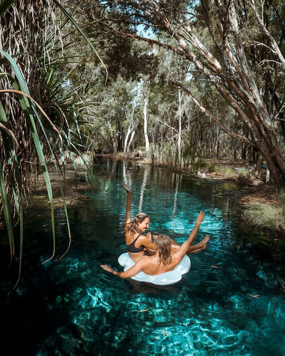 NT_Australia's tweet photo. The recent cool weather in @TourismTopEnd calls for thermal pools...and by cool, we mean 20 degrees π
Set amongst palms and tropical woodlands in #ElseryNationalPark, these spring-fed thermal pools at #BitterSprings are an ideal place to relax and unwind π΄
πΈ: haz_and_loz/IG https://t.co/h9OPTqjuyd