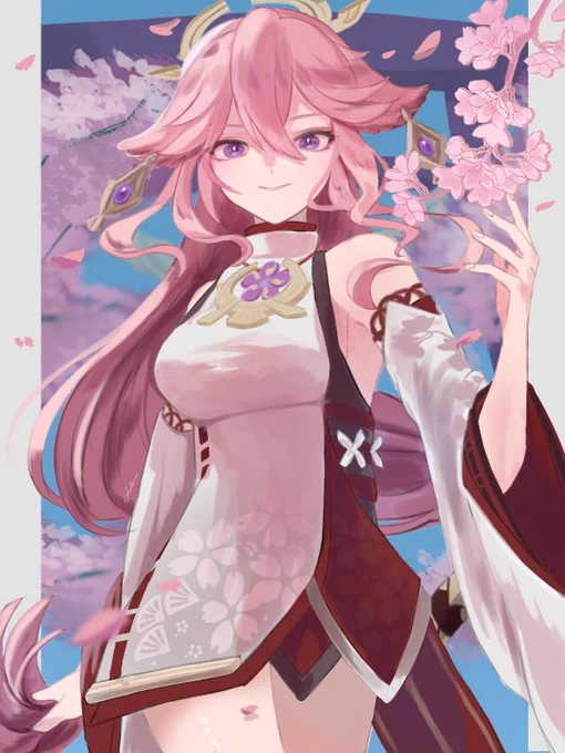 #再掲したら八重神子好きが集まるらしいウワー!すきだ 