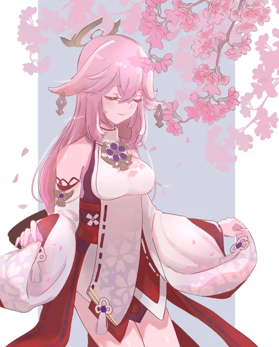 #再掲したら八重神子好きが集まるらしいウワー!すきだ 