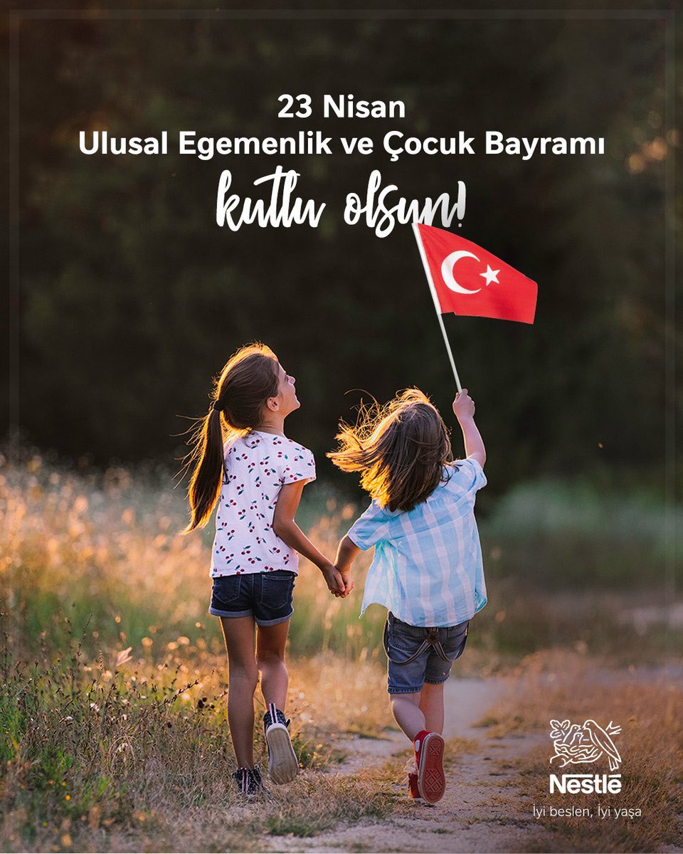 Mustafa Kemal Atatürk'ün çocuklara armağan ettiği bayramımız, 23 Nisan Ulusal Egemenlik ve Çocuk Bayramı kutlu olsun!
#İyilikPeşindeyiz #23Nisan