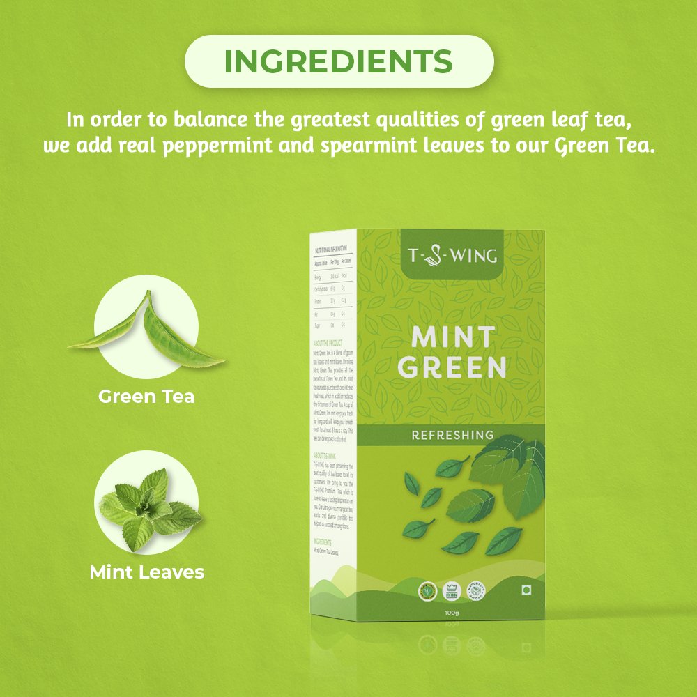 tswingofficial's tweet photo. Did you know- Mint green tea contains vitamin C, antioxidants, anti-inflammatories, and other vitamins and minerals. https://t.co/nmAkG44Khs