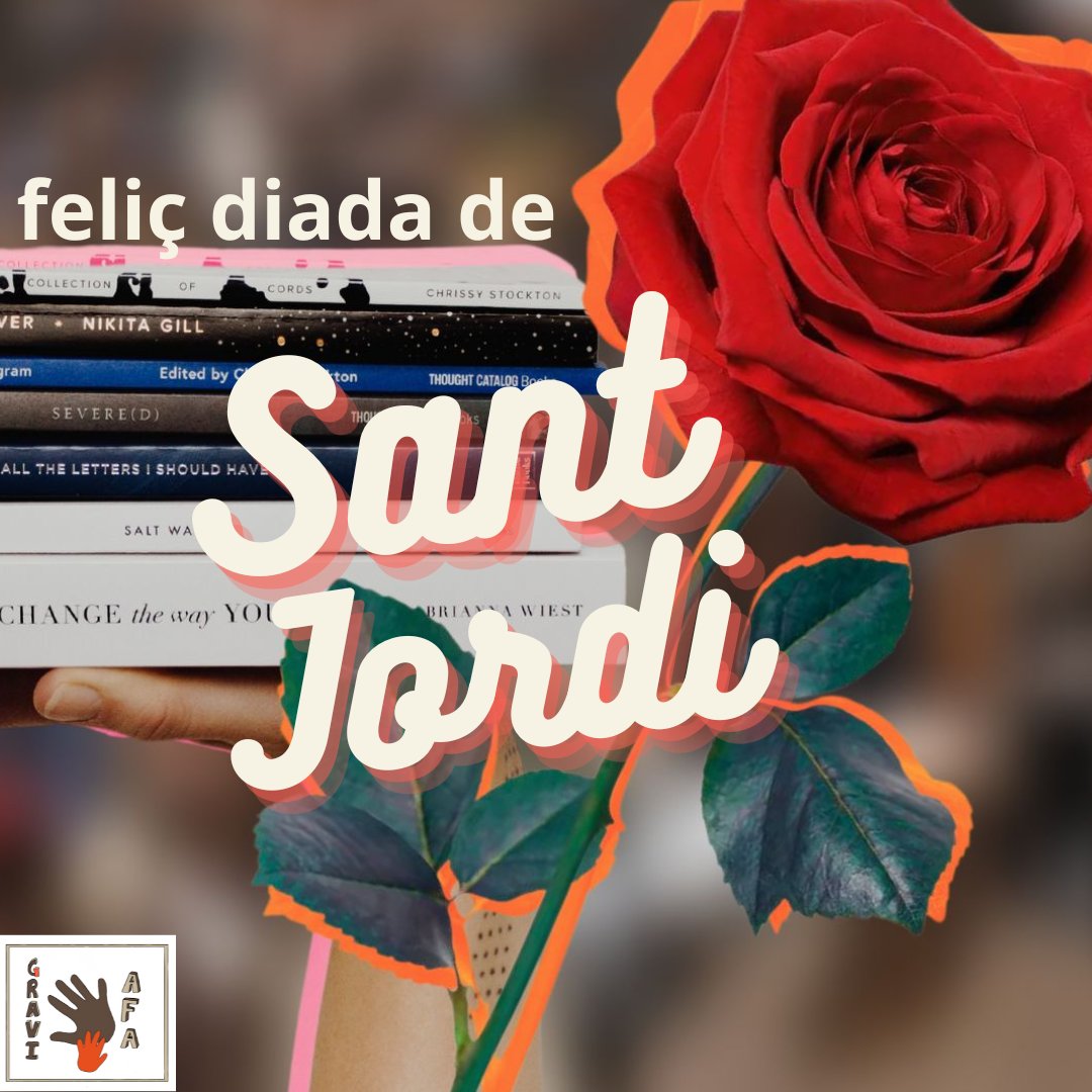 AFAGravi's tweet photo. que gaudiu molt de les roses i dels llibres
📚🌹Feliç Sant Jordi Famílies 📚🌹
@escolagravi #santjordi23 https://t.co/J5CGqoHwso