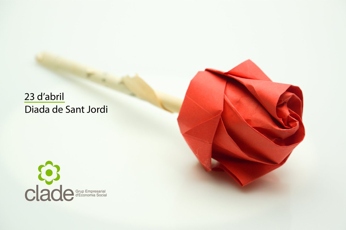 📚 "Un cop has après a llegir, seràs lliure per sempre", Frederick Douglass

🌹 Des del Grup Clade, us desitgem una bona diada de Sant Jordi!