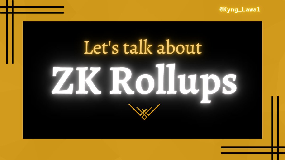 Kyng_Lawal's tweet photo. ZK Rollups…

Everyone has probably heard this word at least once in the web3 space, it’s now one of the hottest topics.

But what exactly is it? And why’s it constantly mentioned alongside the Ethereum blockchain?

You don’t know? Well let me break it down for you then⬇️ https://t.co/CHtY9qgBnj