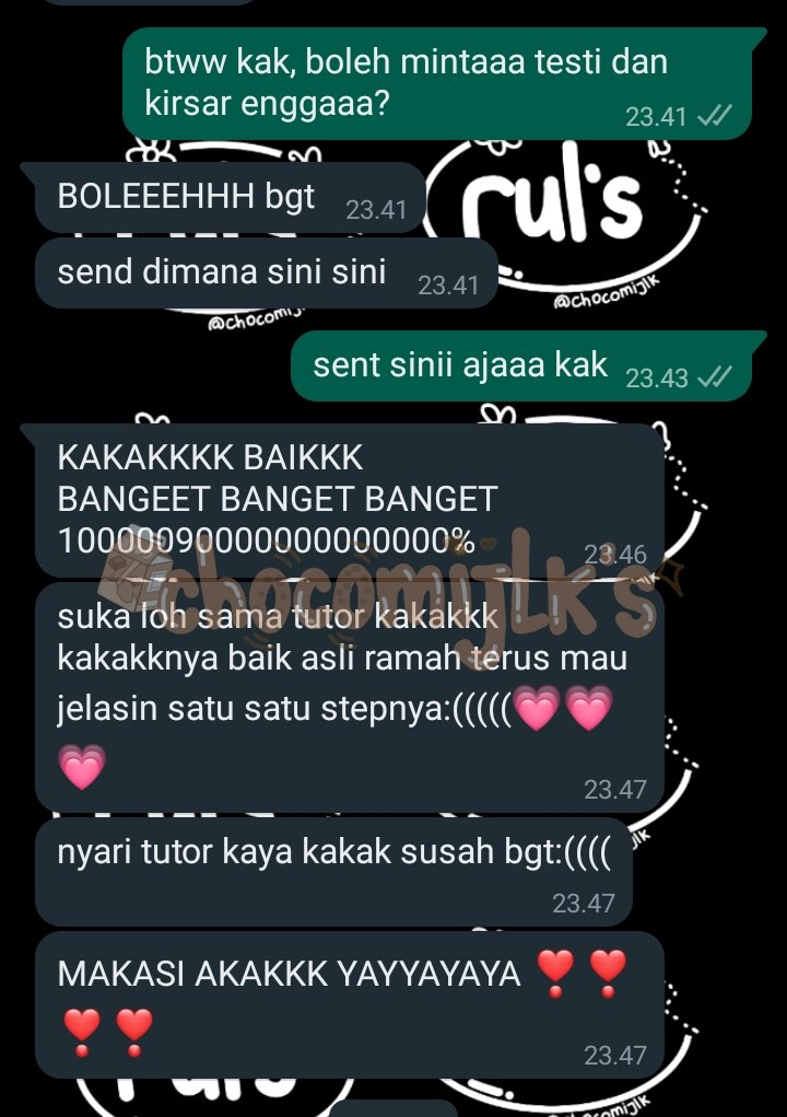 chocomijlk's tweet photo. aku open tutor fh acc lagi yaa, yuk 25k udah get all yang ada di pict, dijamin gampang + balik modal #zonauang https://t.co/11acirvYSW