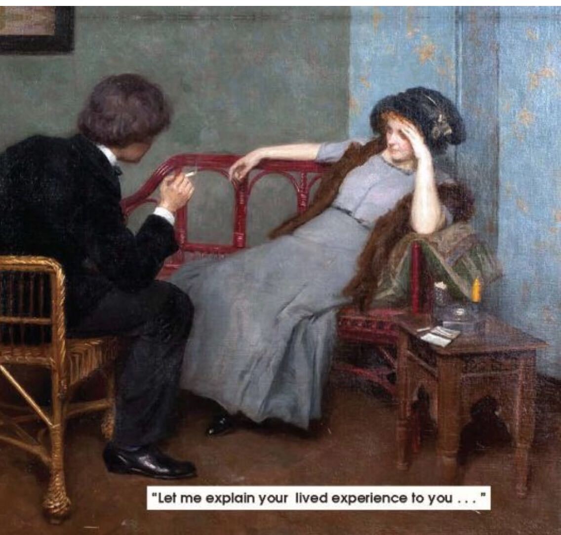 Nicole Tersigni, a comedy writer, got so fed up with 'mansplaining' that she highlighted the issue by pairing these sorts of patronising comments with classical art, it went viral #WomensArt