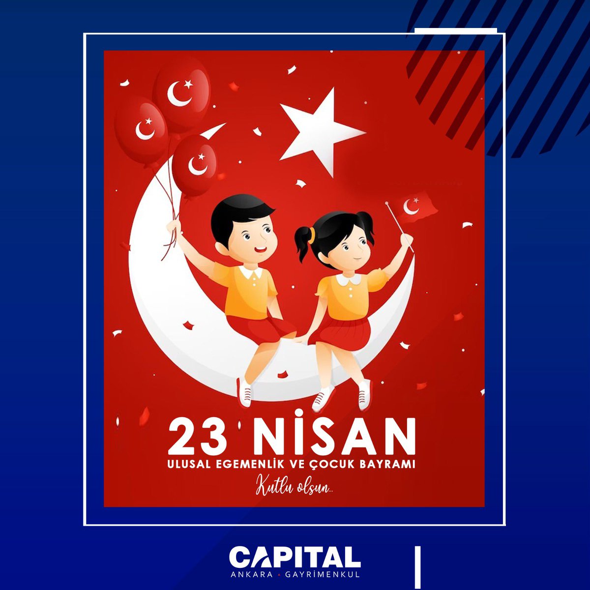 ankara_capital's tweet photo. 23 Nisan Ulusal Egemenlik ve Çocuk Bayramı Kutlu Olsun 🇹🇷  

      #23nisanulusalegemenlikveçocukbayramı  #23nisan #atatürk https://t.co/XbOCoprxJE