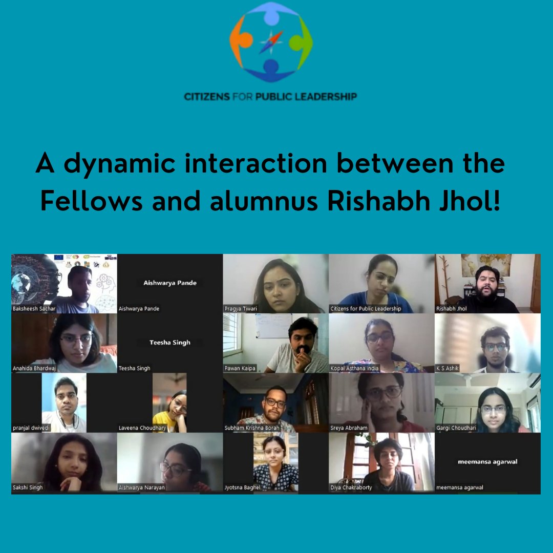 CPLFellows's tweet photo. We hosted CPL alumnus Rishabh Jhol (@rjhol7), who spoke about his transition from Risk Management to #Healthpolicy and gave keen insights on #Vaccine  policies in #Africa . His candid persona made for an interactive and engaging session. 

#cplfellows #health #policy #leadership https://t.co/a97WqJyJbF