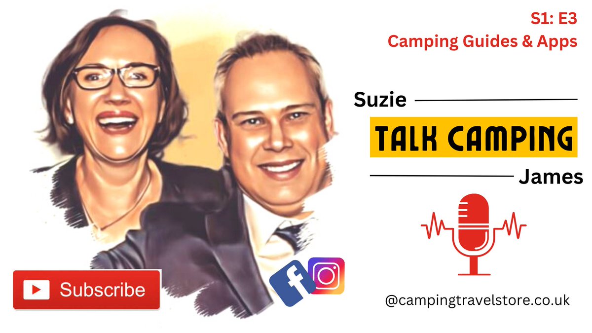 CampTravelStore's tweet photo. Talk Camping Podcast S1:E3 Camping Guides &amp; Apps 
We share how we find our perfect pitch!
https://t.co/QAkRlU9Kez 
@FriendlyClubMag @pitchup @AlanRogers @UKCampsites #camping #podcast https://t.co/BxLSjLPSdR