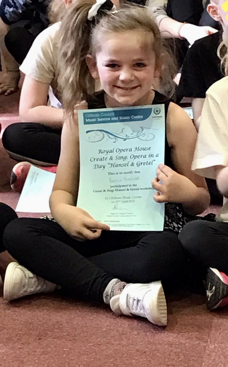 Bea really enjoyed taking part in <a href="/Oldhammusic/">Oldham Music Service</a> “Opera on a day” project and has been singing all the song since coming home! We were very proud watching her 💜 <a href="/stlukesoldham/">St Luke's CE Primary</a>