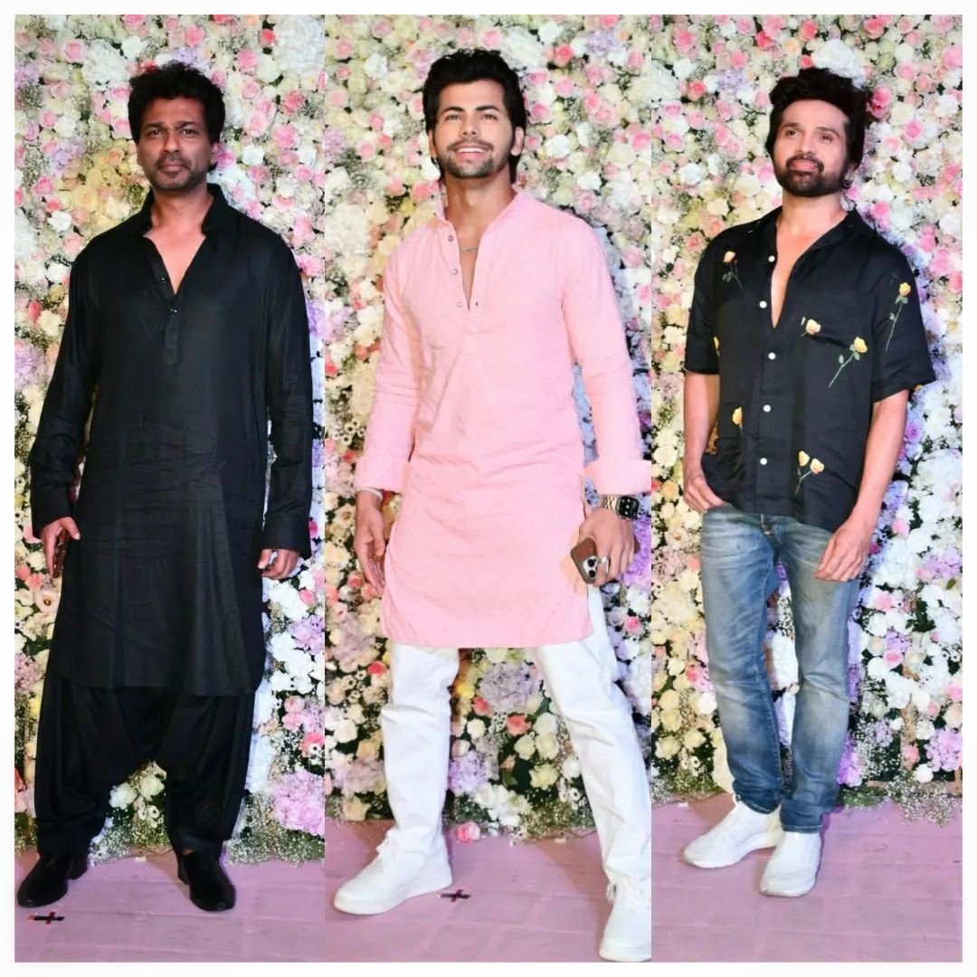 #NikhilDwivedi #SiddharthNigam & #HimeshReshammiya arrived at #AayushSharma & #ArpitaKhanSharma 's Eid party in Mumbai.

#Bollywood