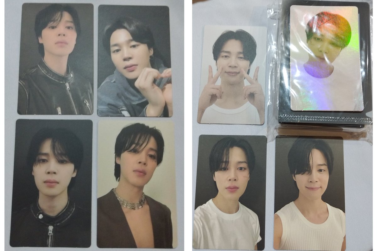 thung_yee's tweet photo. WTS JIMIN FACE ALBUM loose
 
- PC A RM13 ea
- PC B RM30
- POB L-holder, photocard frame + earlybird pc RM45

Unsealed album (without photocard A/B only) 
- Invisible ver / Undefinable ver RM28
- Weverse album RM30 

Postage Pos ekonomi RM8 wm, RM6 em. 
DM if interested.
#pasarbts https://t.co/NdmQgJ3R3L