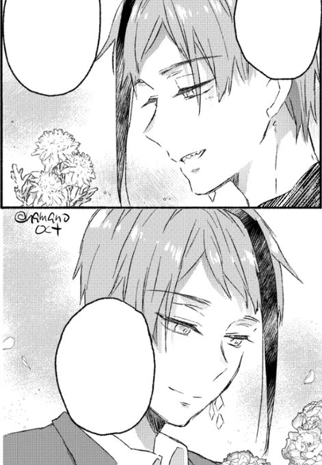 <フリート>原稿やってます…これは珍しく慈愛に満ちた顔をしているリーチ 