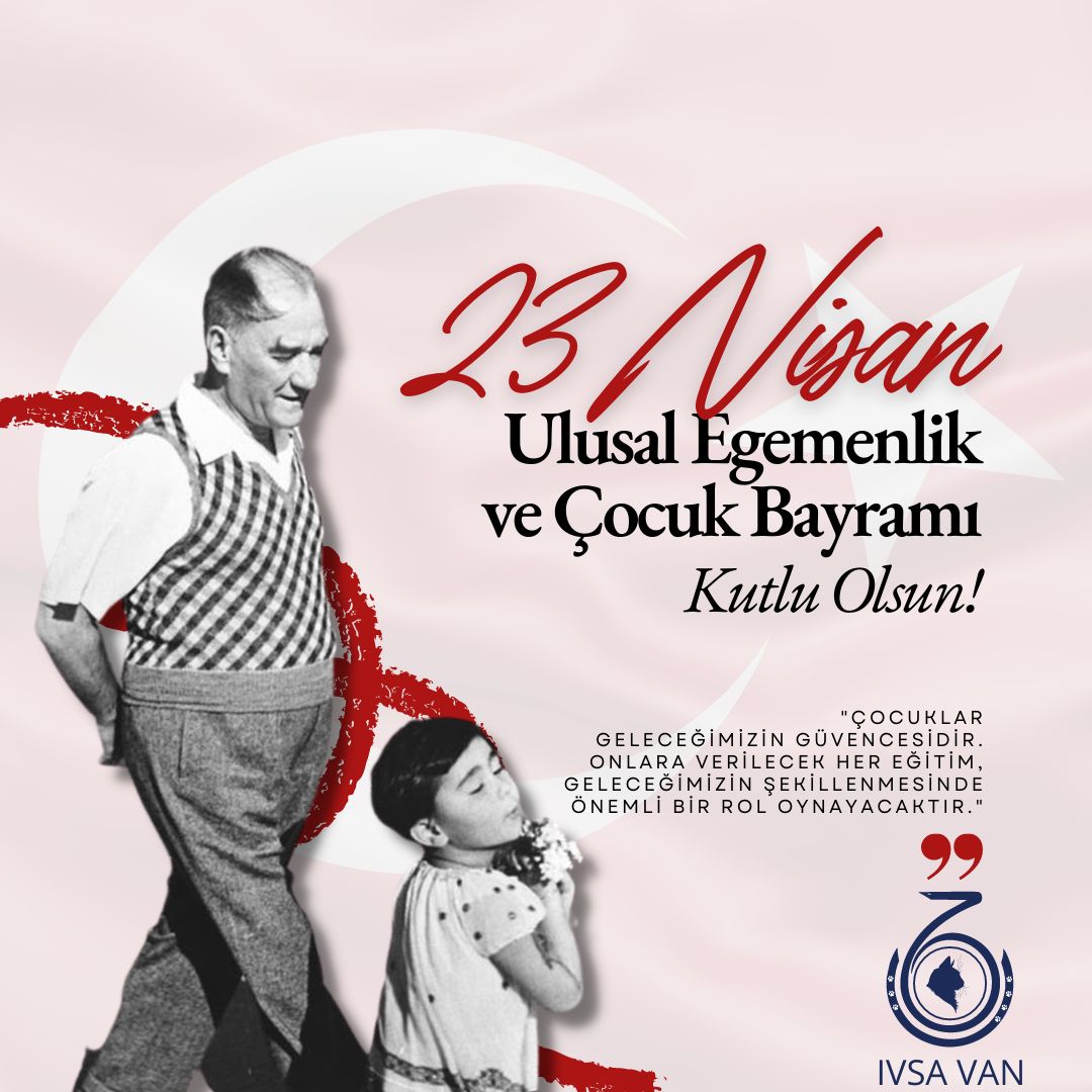 ivsavan's tweet photo. Ulusal egemenlik öyle bir ışıktır ki, onun karşısında zincirler erir, taç ve tahtlar batar yok olur. Milli egemenlik milletin namusudur, şerefidir, haysiyetidir. 23 Nisan Ulusal Egemenlik ve Çocuk Bayramımız kutlu olsun! #23NisanUlusalEgemenlikveCocukBayramı https://t.co/QTrvzvOLfS