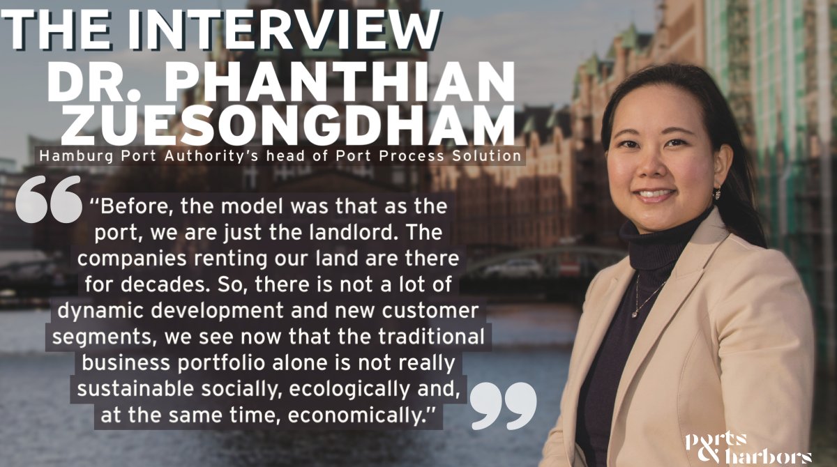 Dr Phanthian Zuesongdham from the <a href="/PortofHamburg/">Hafen Hamburg</a> recently spoke to P&amp;H about her role within the <a href="/WPSP_IAPH/">International Association of Ports & Harbors</a> and how the role of ports is changing.