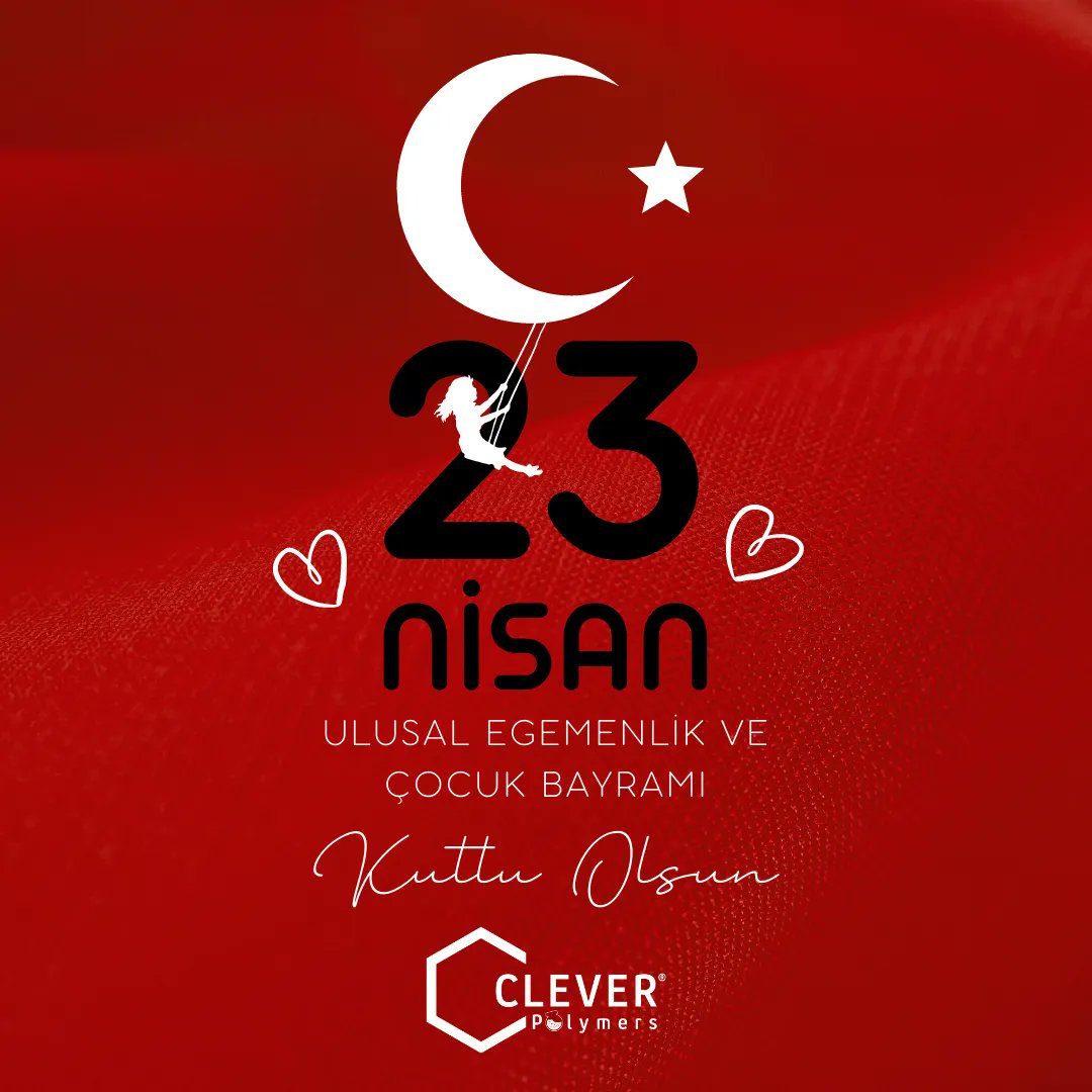 23 Nisan Ulusal Egemenlik ve Çocuk Bayramımız Kutlu Olsun...

#Clever #CleverPolymers #23Nisan #bayram