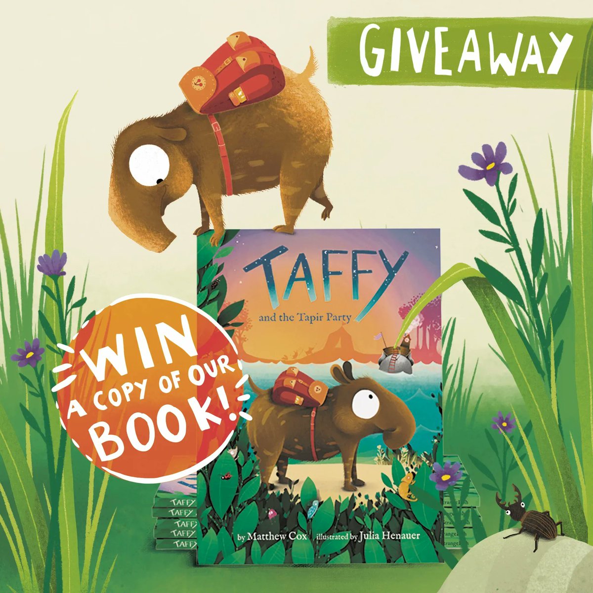 StrangeFshBooks's tweet photo. 🎉 GIVEAWAY ALERT 🎉 Retweet for a chance to win a copy of our charming children's book, Taffy and the Tapir Party! Follow us and share the love of reading with your little ones. #ChildrensBook #Giveaway #WorldTapirDay #kidslit #tapir Terms available here: https://t.co/tt0jyt5tlj https://t.co/eVhR4W8kjc