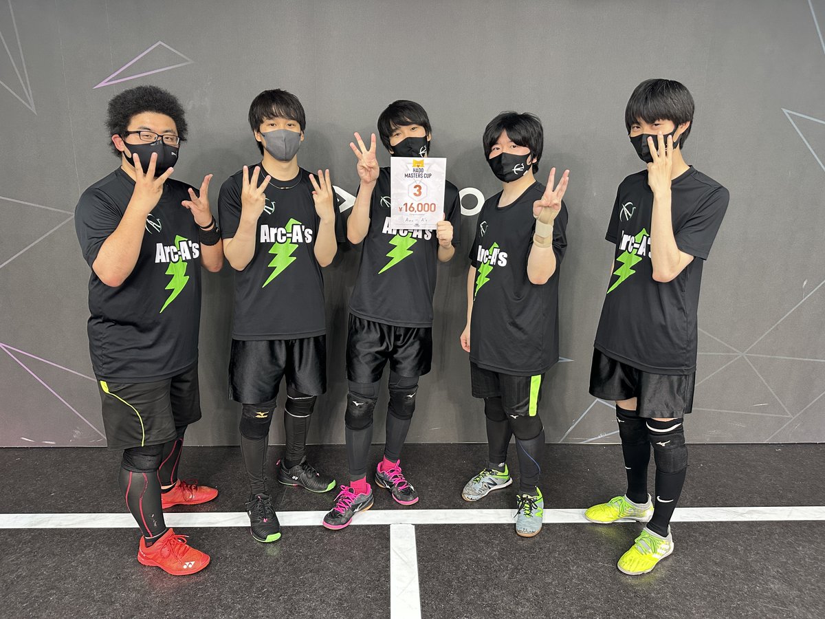 【HADO MASTERS CUP#48結果発表】
本日行われたMASTERS CUP#48の結果は以下の通りです✨

優勝 UNIcorn（<a href="/UNIcorn_HADO/">【公式】UNIcorn</a>）

2位 57☆TOKYO（<a href="/wachagonna_hado/">57☆TOKYO@HADO_team</a>）

3位 Arc-A's（<a href="/Arc_As_HADO/">Arc-A’s @HADO</a>）

入賞チームの皆さんおめでとうございます😊

#HADO
#MASTERSCUP