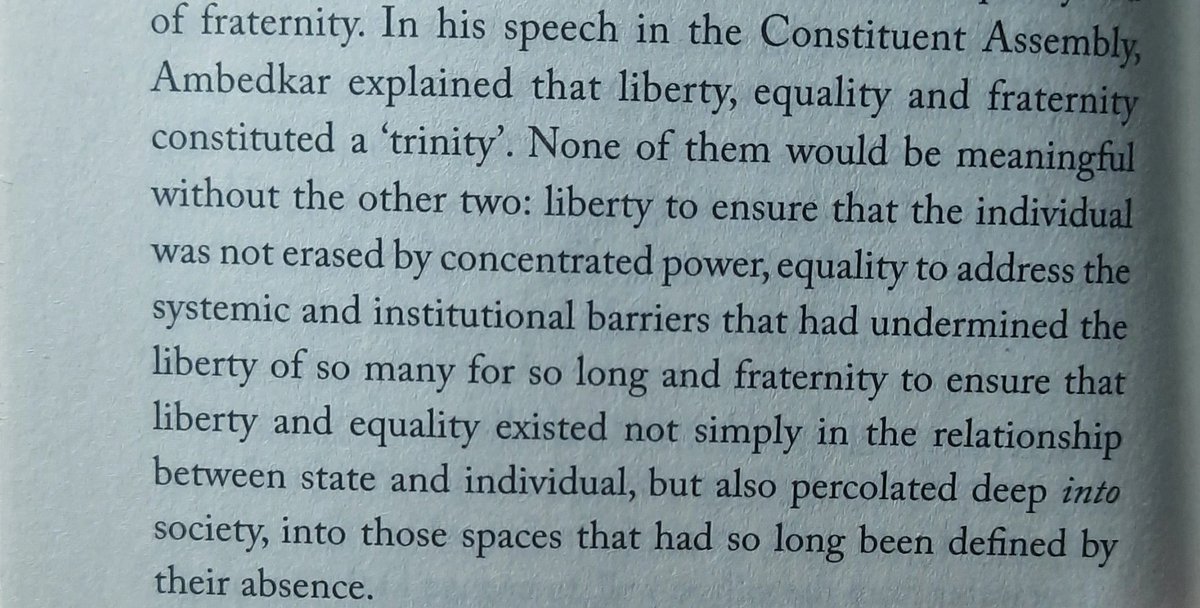 charmi_08's tweet image. Liberty, equality and fraternity constituted a Trinity. None of the would be meaningful without the other two - BR Ambedkar
#ourfreedoms #MarriageEquality #indianconstitution #AppliesToAll
@barandbench @MenakaGuruswamy @nilanjanaroy