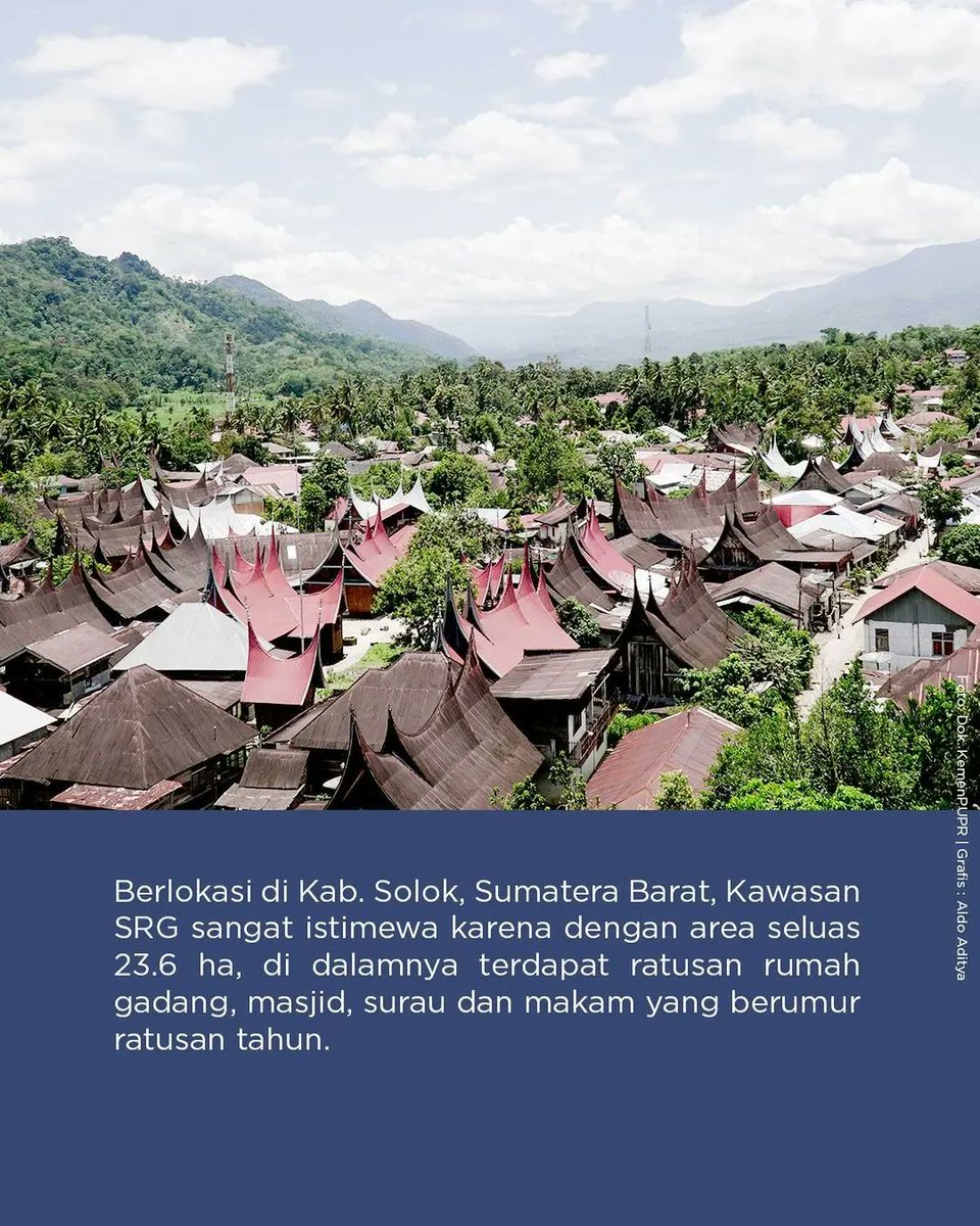 solokselatankab's tweet photo. #repost @kemenpupr 

Ada yang sudah berkunjung ke Kawasan Saribu Rumah Gadang (SRG) Kabupaten Solok Selatan, Sumatera Barat?

Penasaran dengan kawasan ini? Simak infonya pada gambar. 

#SigapMembangunNegeri #MudikAmanBerkesan #diIndonesiaAja #solsel #solokselatan #minang #sumbar https://t.co/ga11sY1qyX