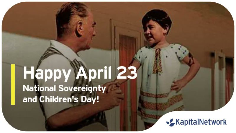 Dünyadaki tüm çocukların neşeli ve huzurlu olmalarını temenni ediyoruz. 23 Nisan Ulusal Egemenlik ve Çocuk Bayramı kutlu olsun! We wish children around the world joyful and peaceful days. Happy April 23rd National Sovereignty and Children’s Day! #23Nisan